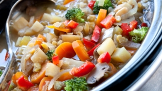 Soupe aux légumes et au pistou