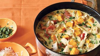 Poulet épicé à la noix de coco