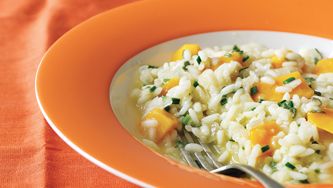 Risotto à la citrouille et à la sauge