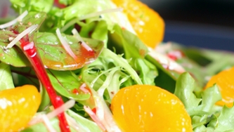 Salade Boston et clémentines, vinaigrette à l'érable