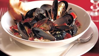 Moules pimentées
