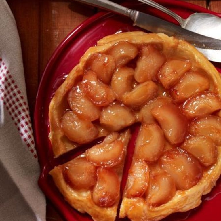 Tarte renversée aux pommes et à l'érable