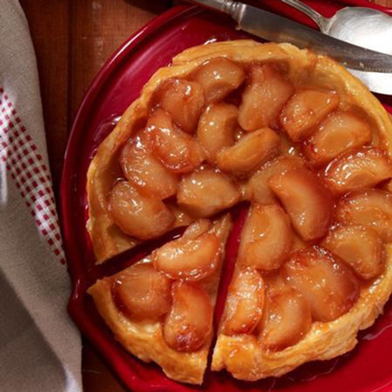 Tarte renversée aux pommes et à l'érable
