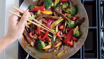 Sauté de boeuf au vinaigre balsamique