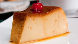 Crème caramel au porto