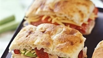 Panini au poulet et aux pommes