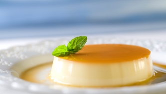 Flan au fromage et au lait de poule