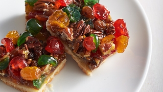 Carrés « gâteau aux fruits »