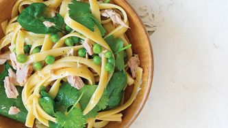 Fettuccine au thon à la japonaise