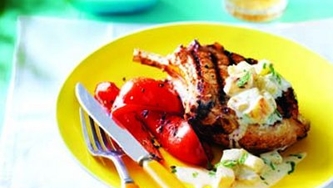 Porc et raita à l'ananas