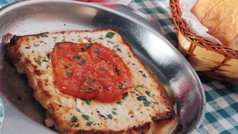 Fromage frit (saganaki)