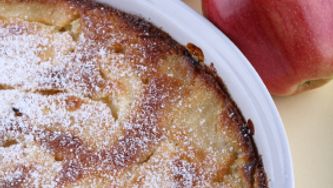 Gâteau aux pommes et amaretti