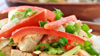Fricassée de tofu printanière