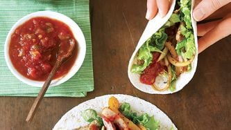 Fajitas au filet de porc