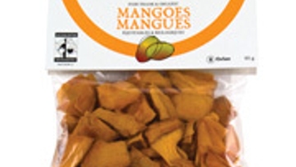 Ananas et mangues séchés équitables
