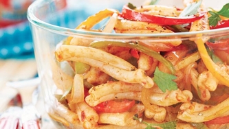 Pâtes à la piperade de Ricardo