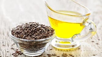 Huile de lin  et alimentation