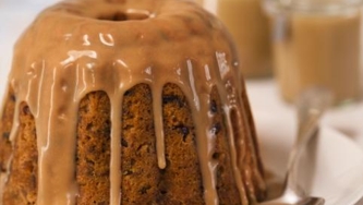 Plum-pudding, sauce au scotch