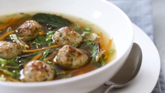 Soupe aux boulettes de dinde
