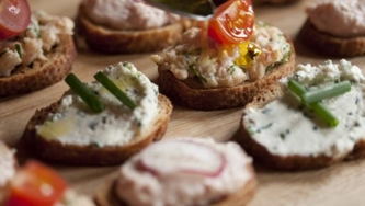 Crostinis variés de Danny St Pierre