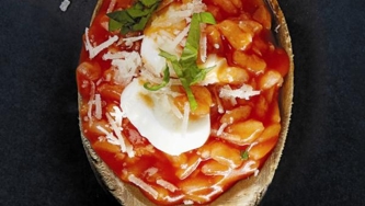 Risotto au basilic et à la mozzarella