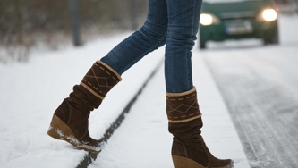 Des pieds au chaud en hiver
