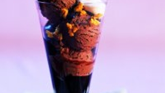 Coupe glacée trois chocolats