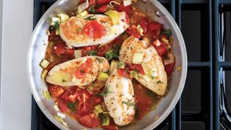 Poulet en sauce au sherry