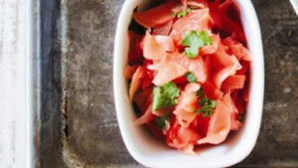 Relish au gingembre mariné