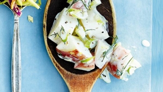 Salade de pommes de terre au citron et à l’aneth
