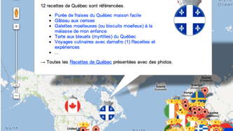 Cartes de recettes du monde