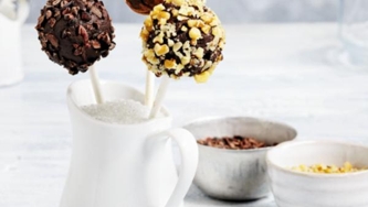 Truffes en sucettes