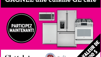 Concours GE : Vous pourriez GAGNER une cuisine GE café