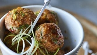 Boulettes de dindon à la thaïe