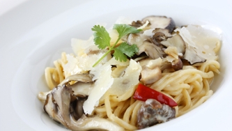 Fettucine sauce aux champignons