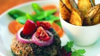 Hamburgers au poulet teriyaki