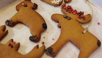 Décorations de biscuits de Noël, par les chefs pâtissiers du Kem CoBa