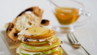 Millefeuilles de poires au gorgonzola