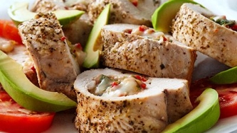 Roulade de dinde farcie à la mexicaine