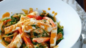 Sauce orientale à l'arachide et au gingembre