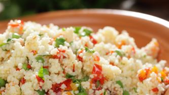 Sauté de légumes sur couscous
