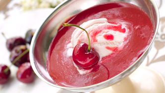 Soupe aux cerises