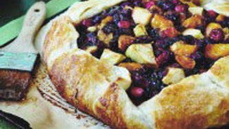 Tarte au mincemeat et canneberges