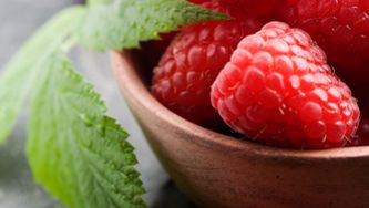 Tartines à l'érable et aux framboises