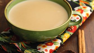 Thé à la crème et au sirop d'érable