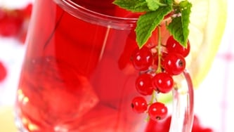 Thé glacé aux fruits