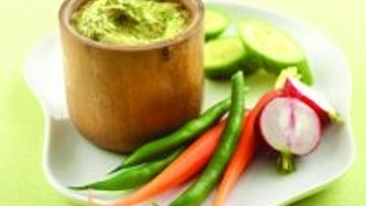 Trempette d'avocat aux accents d'Orient