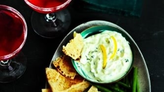 Trempette au citron confit et fines herbes