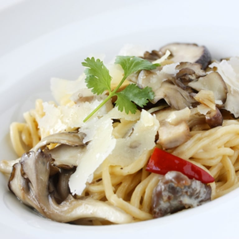 Fettucine sauce aux champignons