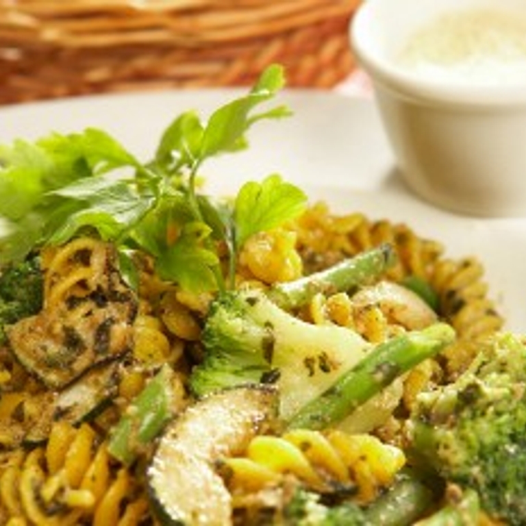 Fusilli au rapini et à la dinde